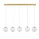 Lustra LED liniara design decorativ 2700K BLAZIK
