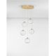 Pendule, Lustre suspendate - Lustra LED design decorativ 2700K BLAZIK D-44,5cm