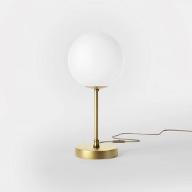 Veioze - Lampa de masa din alama si sticla Musa
