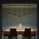 Pendule, Lustre suspendate - Lustra cu 5 pendule din alama Elegant Design