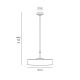 Pendule, Lustre suspendate - Lustra, Pendul din alama Elegant Design 40cm