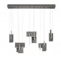 Lustra LED suspendata liniara design decorativ 3000K TOTEM