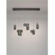 Pendule, Lustre suspendate - Lustra LED suspendata liniara design decorativ 3000K TOTEM