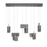 Lustra LED suspendata liniara design decorativ 2700K TOTEM