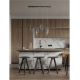 Pendule, Lustre suspendate - Lustra LED suspendata liniara design decorativ 3000K TOTEM