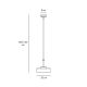 Pendule, Lustre suspendate - Lustra, Pendul din alama Elegant Design 20cm