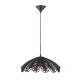 Pendule, Lustre suspendate - Lustra suspendata stil natural ratan negru FLARE