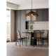Pendule, Lustre suspendate - Lustra suspendata stil natural ratan negru FLARE