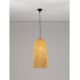 Pendule, Lustre suspendate - Lustra suspendata stil natural ratan galben VENA