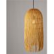 Pendule, Lustre suspendate - Lustra suspendata stil natural ratan galben VENA