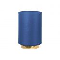 Lampa de masa din alama cu abajur albastru Sofis