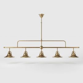 Pendule, Lustre suspendate - Lustra stil industrial din alama personalizabila Alice