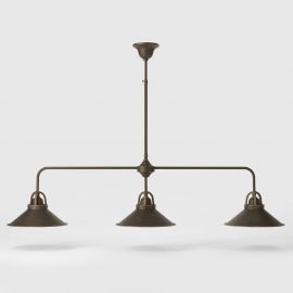 Pendule, Lustre suspendate - Lustra stil industrial din alama personalizabila Alice