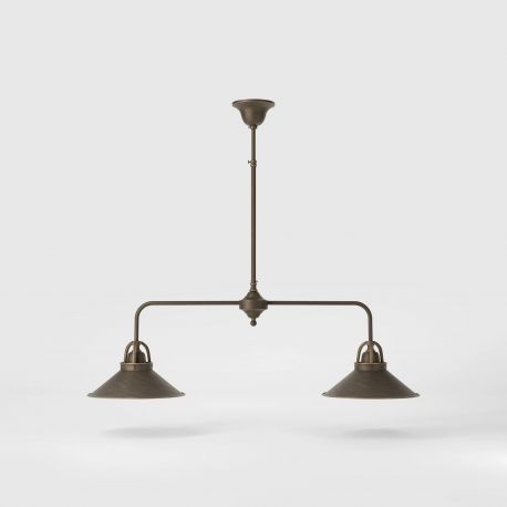 Pendule, Lustre suspendate - Lustra stil industrial din alama personalizabila Alice