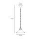Pendule, Lustre suspendate - Pendul stil industrial din alama personalizabila Alice 25cm