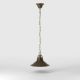 Pendule, Lustre suspendate - Pendul stil industrial din alama personalizabila Alice 25cm
