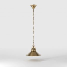 Pendule, Lustre suspendate - Pendul stil industrial din alama personalizabila Alice 25cm