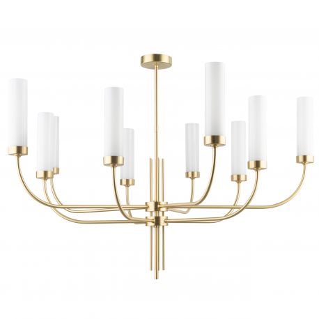 Candelabre, Lustre - Candelabru modern realizat manual din alama Mussa 10L