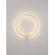 Aplice, corpuri de iluminat pentru pereti - Aplica de perete LED stil circular CERCIO alama