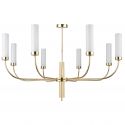 Candelabru modern realizat manual din alama Mussa 8L