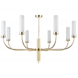 Candelabru modern realizat manual din alama Mussa 8L