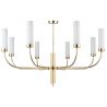 Candelabru modern realizat manual din alama Mussa 8L