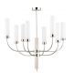 Candelabru modern realizat manual din alama Mussa 8L