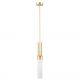Pendule, Lustre suspendate - Lustra LED moderna realizata manual din alama Mussa