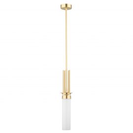 Lustra LED moderna realizata manual din alama Mussa