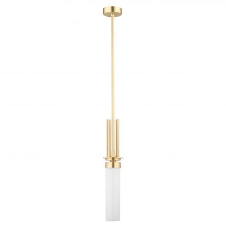 Pendule, Lustre suspendate - Lustra LED moderna realizata manual din alama Mussa