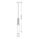 Pendule, Lustre suspendate - Lustra LED moderna realizata manual din alama Mussa