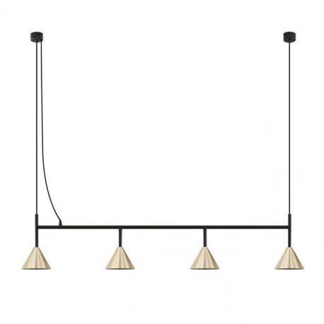 Pendule, Lustre suspendate - Lustra suspendata moderna CONICO auriu
