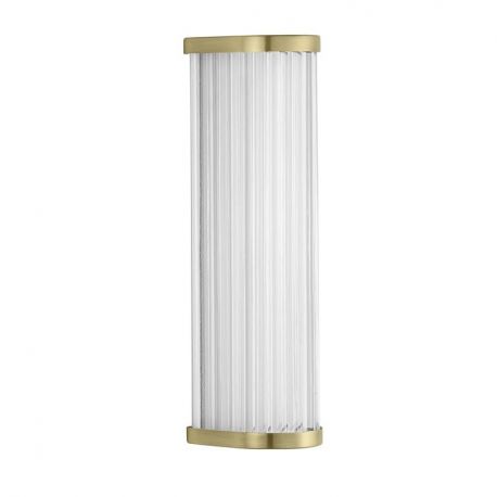 Iluminat pentru baie - Aplica de perete LED baie IP44 VITREE aurie