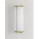 Iluminat pentru baie - Aplica de perete LED baie IP44 VITREE aurie