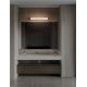 Iluminat pentru baie - Aplica de perete LED baie IP44 MISTY negru