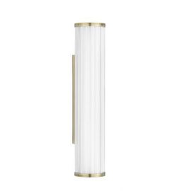Iluminat pentru baie - Aplica de perete LED baie IP44 MISTY aurie