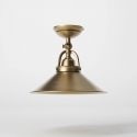 Plafoniera stil industrial din alama personalizabila Alice 25cm