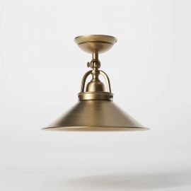 Plafoniere - Plafoniera stil industrial din alama personalizabila Alice 25cm