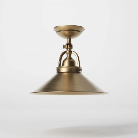 Plafoniere - Plafoniera stil industrial din alama personalizabila Alice 25cm