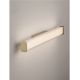 Iluminat pentru baie - Aplica de perete LED baie IP44 MISTY aurie