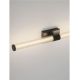 Iluminat pentru baie - Aplica de perete LED baie IP44 ALTO negru