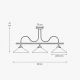 Lustre aplicate - Lustra aplicata design italian Biliard
