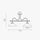 Lustre aplicate - Lustra aplicata design italian Biliard