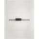 Iluminat pentru baie - Aplica de perete LED baie IP44 MAREL neagra