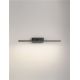 Iluminat pentru baie - Aplica de perete LED baie IP44 MAREL neagra