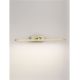 Iluminat pentru baie - Aplica de perete LED baie IP44 MAREL auriu
