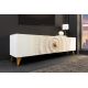 Comode - Comoda design vintage GOLDEN SUNSET 180cm Mango alb