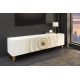 Comode - Comoda design vintage GOLDEN SUNSET 180cm Mango alb