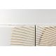 Comode - Comoda design vintage GOLDEN SUNSET 180cm Mango alb