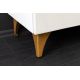 Comode - Comoda design vintage GOLDEN SUNSET 180cm Mango alb